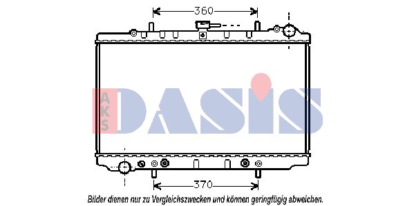 AKS DASIS Radiators, Motora dzesēšanas sistēma 071790N